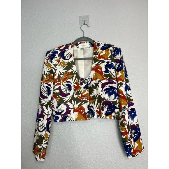 Cache Floral Crop Jacket - Picture 1 of 7